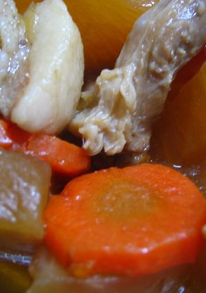 ♪豚バラ肉と根菜の和風煮♪-レシピのメイン写真