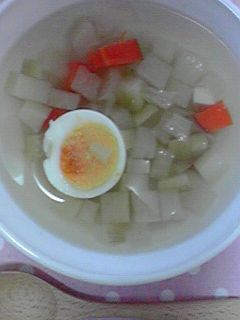 ルクルーゼ☆5分で皮ごと野菜エコスープ-レシピのメイン写真