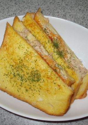 ふわ♪フレンチトースト風クロックムッシュ-レシピのメイン写真