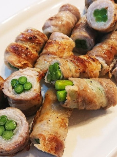 ニンニクの芽の肉巻き-レシピのメイン写真