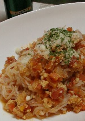 糸こんにゃくで☆ミートスパもどき-レシピのメイン写真