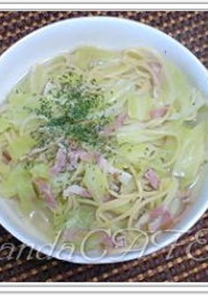 超簡単✿フライパンひとつで♪スープパスタ-レシピのメイン写真