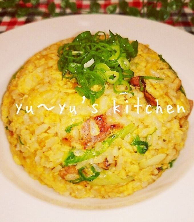 ベーコン♡レタス炒飯♡簡単パラパラ美味☆-レシピのメイン写真