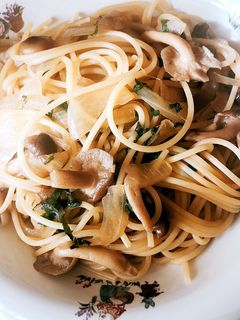 きのこと大葉の簡単和風パスタ-レシピのメイン写真