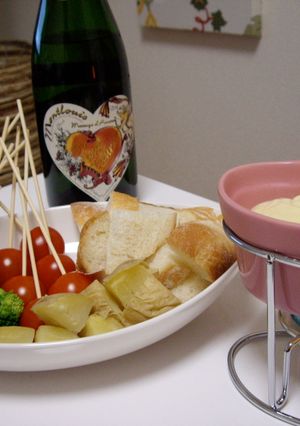お手軽！簡単！チーズフォンデュ-レシピのメイン写真