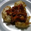 豆腐団子のケチャップあん