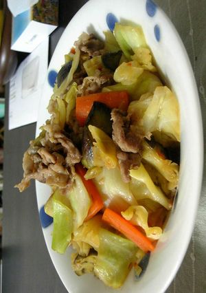 しんなりおいしい野菜炒め-レシピのメイン写真