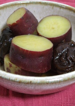 体にやさしい♪♪さつまいものプルーン煮-レシピのメイン写真