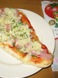 あらごしトマトでナンピザ♪-レシピのメイン写真