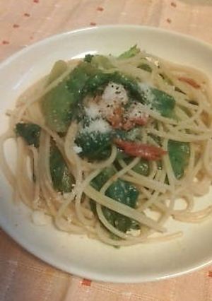 レタスとミニトマトのパスタ-レシピのメイン写真