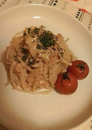 トマトのカルボナーラ-レシピのメイン写真