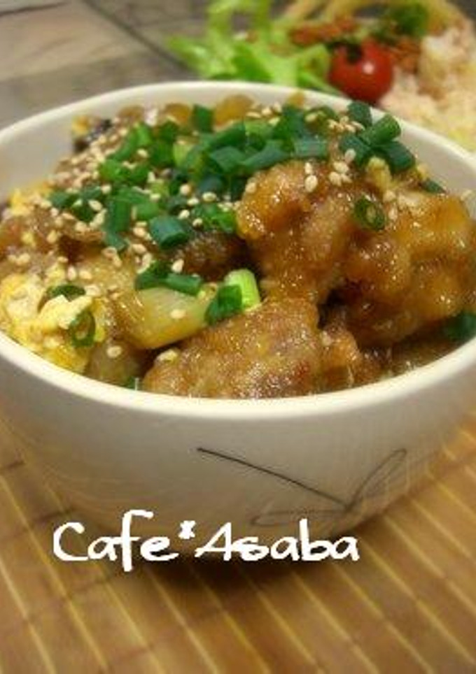 翌日でもおいしいね♪から揚げ丼♪-レシピのメイン写真