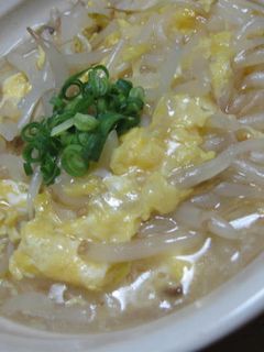 もやしの卵スープ-レシピのメイン写真