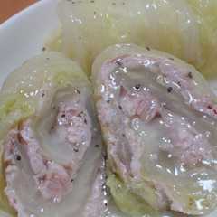 รูปของ 白菜＆豚肉巻き巻き♪