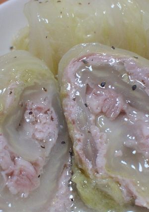 白菜＆豚肉巻き巻き♪-レシピのメイン写真