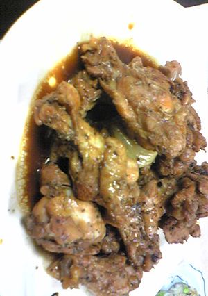 無水鍋で作る　鶏肉のアドボ-レシピのメイン写真