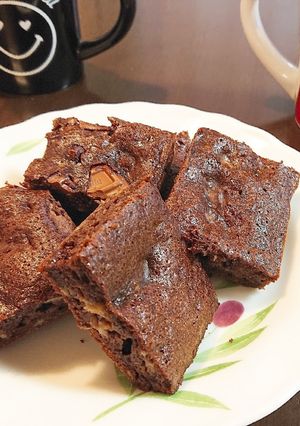 チョコバナナブラウニー-レシピのメイン写真