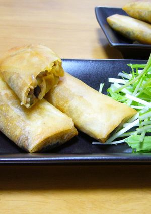 ケチャップ入り♪ しっかり味の春巻き-レシピのメイン写真