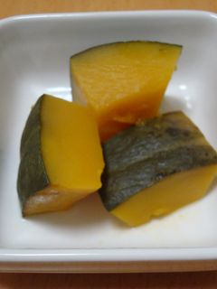 めんつゆ利用・かぼちゃの甘煮-レシピのメイン写真