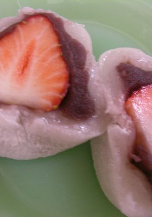 レンジで作れるいちご大福♡-レシピのメイン写真