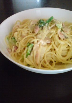 簡単！あっさりクリームパスタ♪-レシピのメイン写真