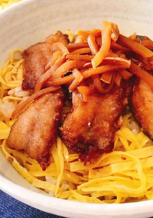生姜醤油タレで簡単絶品秋刀魚丼-レシピのメイン写真