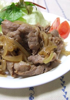 ダイエット中でも美味しく！豚肉の生姜焼き-レシピのメイン写真