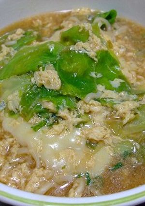 **インスタント味噌チーズラーメン**-レシピのメイン写真