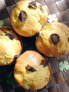 いちじくとクリームチーズのマフィン-レシピのメイン写真