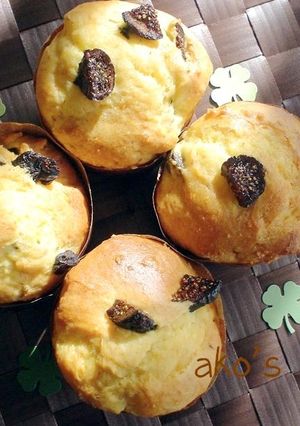 いちじくとクリームチーズのマフィン-レシピのメイン写真