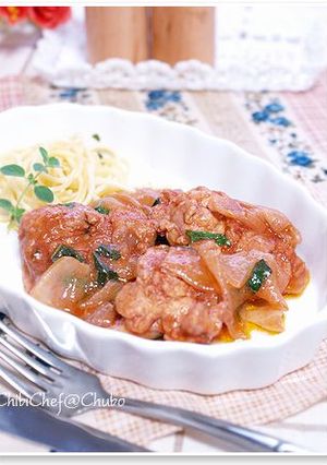 チキンのトマトソース煮（手づくりソース）-レシピのメイン写真