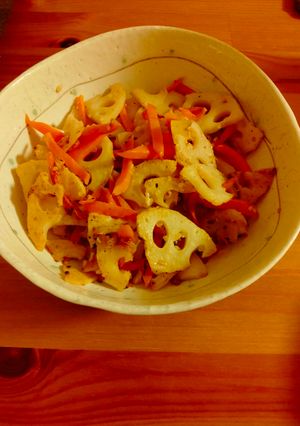 れんこんと人参の塩麹きんぴら-レシピのメイン写真