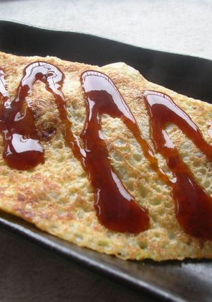 たこ焼きのタネを焼いて♪簡単パリッおやつ-レシピのメイン写真