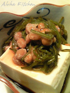 めかぶ納豆豆腐がけ-レシピのメイン写真