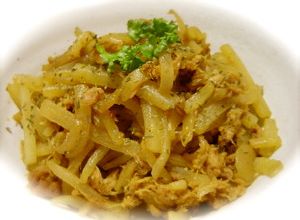 簡単☆ヤーコンとツナのカレー粉炒め-レシピのメイン写真