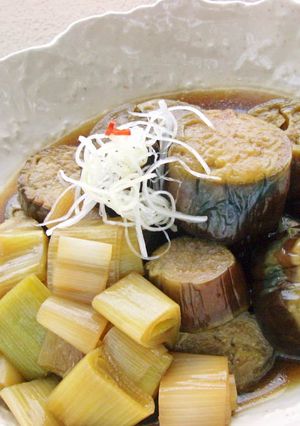 お店レシピ☆なすと長ねぎの煮物-レシピのメイン写真