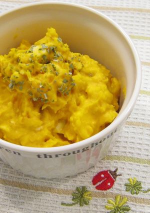 ころころチーズのかぼちゃサラダ-レシピのメイン写真