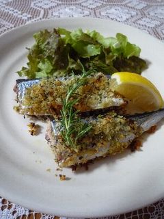 ハーブが香る♪さんまの香草パン粉焼き-レシピのメイン写真