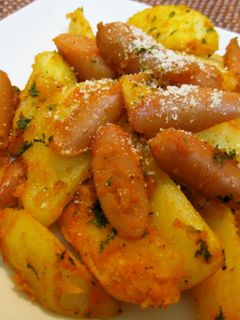 ポテトとウインナー❀ฺカレーケチャップ-レシピのメイン写真