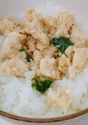 レンチンで即コクうま！鶏みそそぼろ丼-レシピのメイン写真