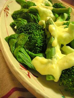 蒸した春野菜の卵ソース-レシピのメイン写真