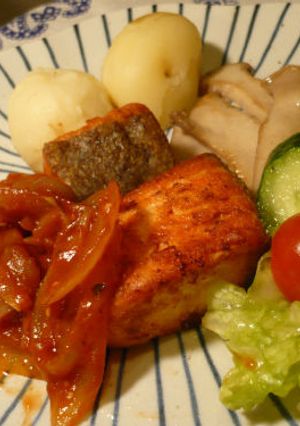 鮭のケチャップソースかけ-レシピのメイン写真