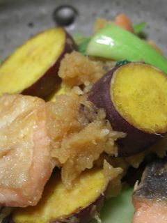 野菜もたっぷり~鮭のおろし和え-レシピのメイン写真