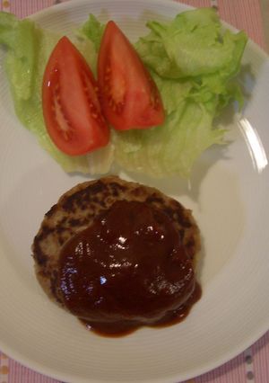 ふっくらハンバーグ-レシピのメイン写真