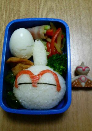 ヤジロン弁当　（ポケモンキャラ弁）-レシピのメイン写真