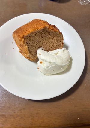 板チョコで作るシフォンケーキ-レシピのメイン写真