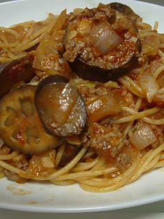 ナスと挽き肉のトマトスパゲティ★-レシピのメイン写真