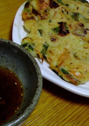 じゃがいもと米粉と強力粉のチジミ-レシピのメイン写真