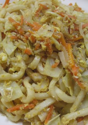 しょう油味～ (*◡‿◡)❤焼きうどん-レシピのメイン写真
