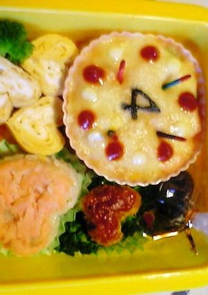 お誕生日＆バレンタイン弁当-レシピのメイン写真